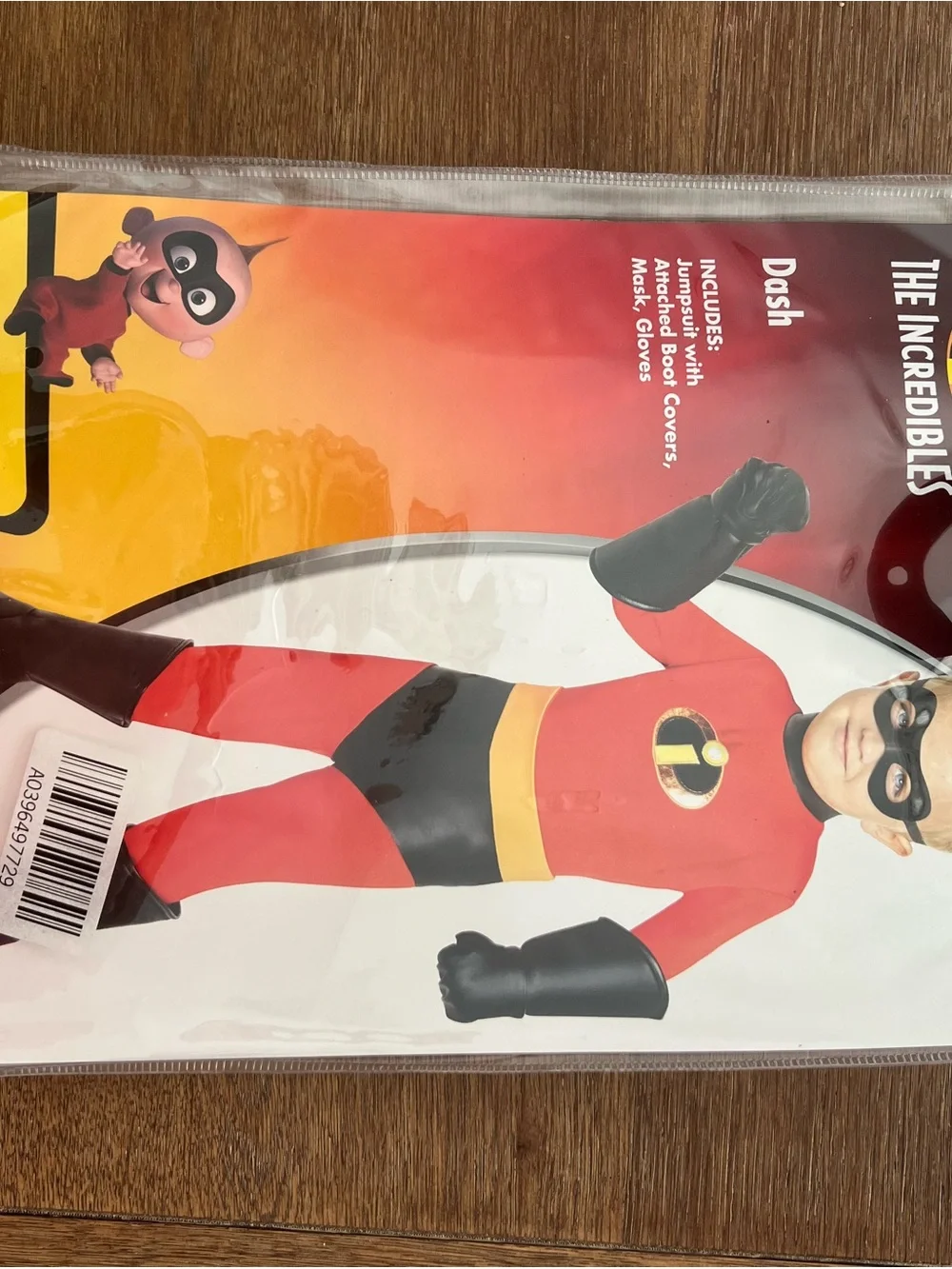 The Incredibles Dash Kids Red Superhero Costume